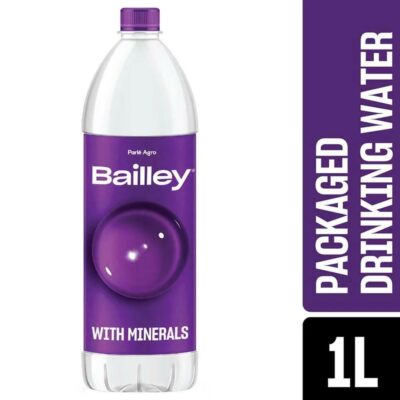 Bailley Packaged Drinking Water, 1L (12 Pcs)